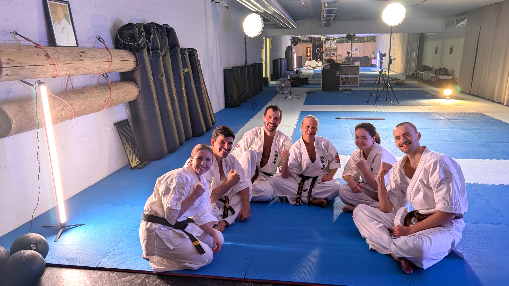 After recording session for dojoHUB ido geiko