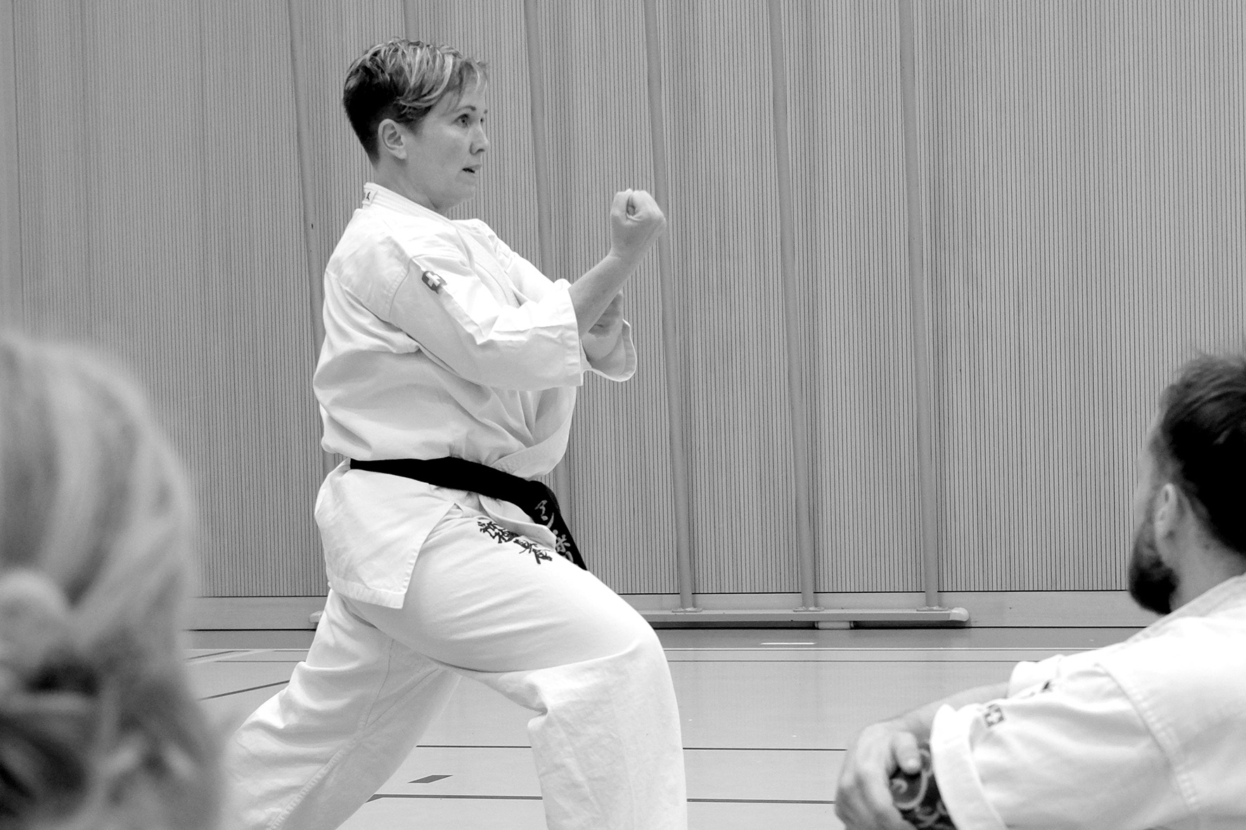 Kyokushin knowledge being shared through instruction and practice