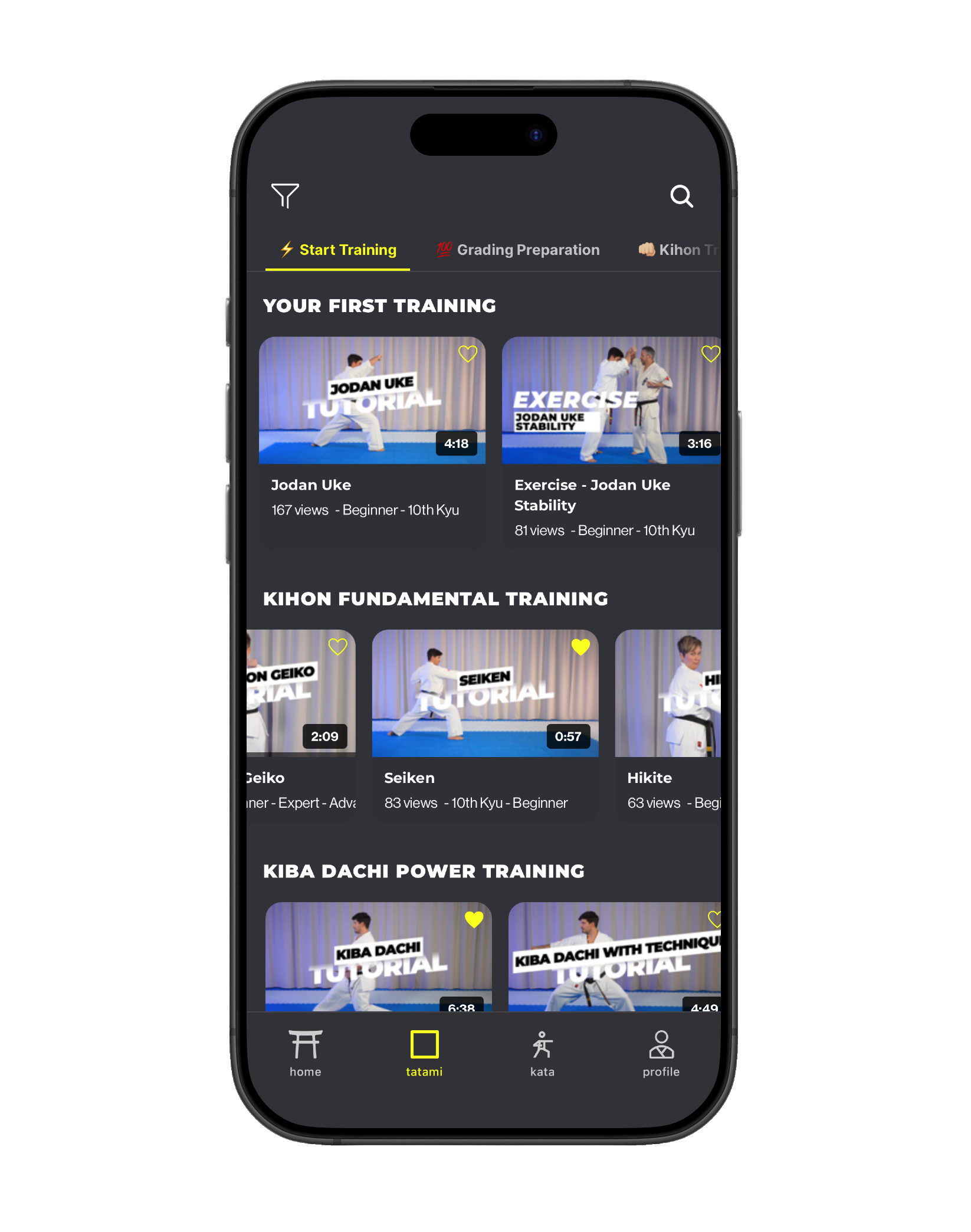 start training with dojoHUB for free and upgrade when ready